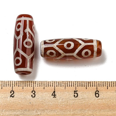 Tibetan Style dZi Beads Strands G-P526-A02-1
