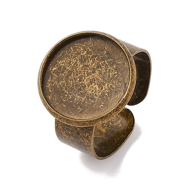 Antique Bronze Brass Finger Ring Shanks X-UNKW-C2902-AB-1