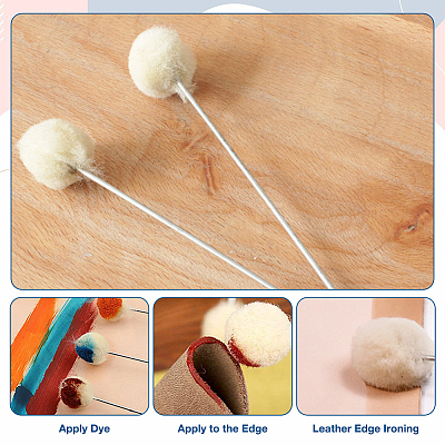 Wool Daubers Ball Brush Leather Dye Tool LS-TOOL-WH20005-15A-1