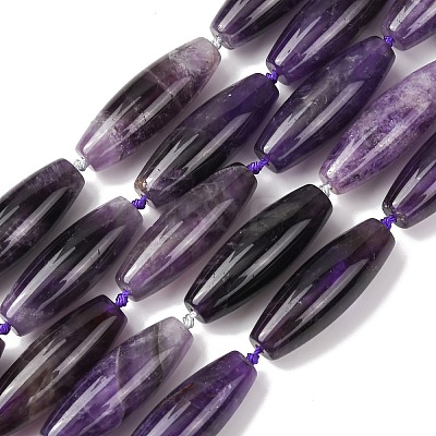 Natura Amethyst Beads Strands G-L654-G15-01-1