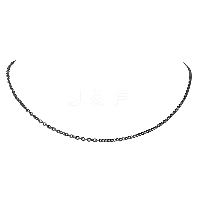 304 Stainless Steel Cable Chain Twisted Chain Necklaces for Women Men NJEW-JN05818-1