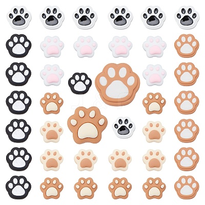 48Pcs 2 Style Resin Cabochons RESI-PH0001-48-1