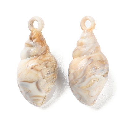 Opaque Acrylic Pendants OACR-U004-06E-1