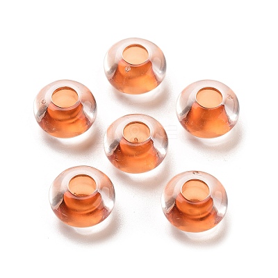 Transparent Acrylic European Beads TACR-P009-C01-03-1