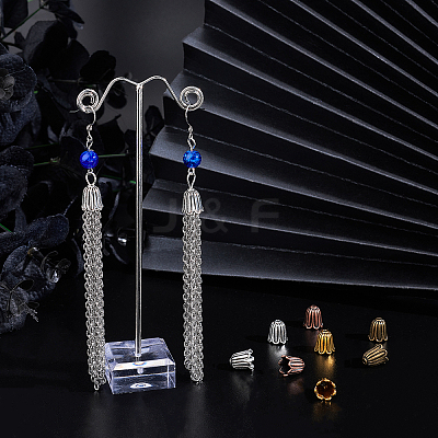 Tibetan Style Bead Caps TIBEB-FH0001-31-1