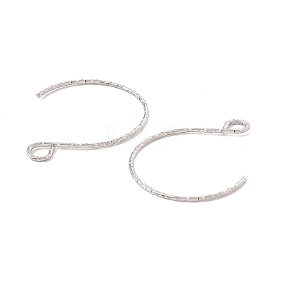 Tarnish Resistant 316 Surgical Stainless Steel Earring Hooks X-STAS-D183-03P-01-1
