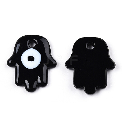 Opaque Handmade Lampwork Pendants LAMP-T011-15-A01-1