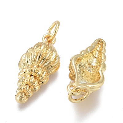 Brass Pendants ZIRC-M108-58G-1