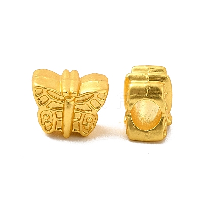 Rack Plating Alloy European Beads PALLOY-F287-48MG-1