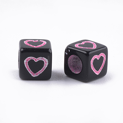 Craft Style Acrylic Beads MACR-T023-23A-1