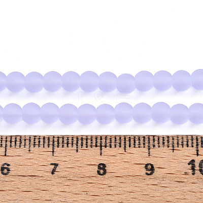 Transparent Glass Beads Strands GLAA-T032-T4mm-MD01-1