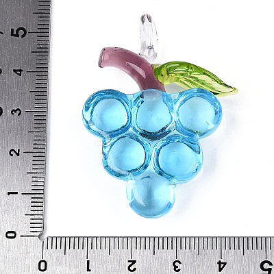 Handmade Lampwork Pendants LAMP-N034-16A-1