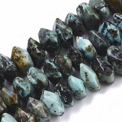 Natural African Turquoise(Jasper) Beads Strands G-R462-16-1