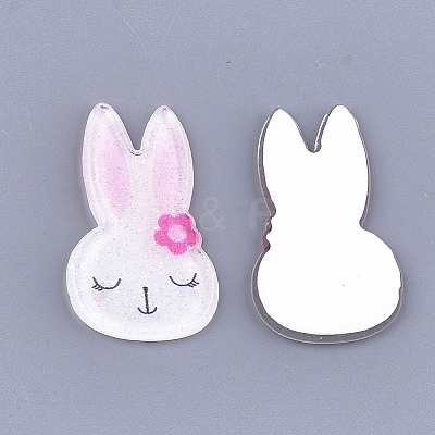 Bunny Plastic Cabochons LS-X-KY-T010-21-1