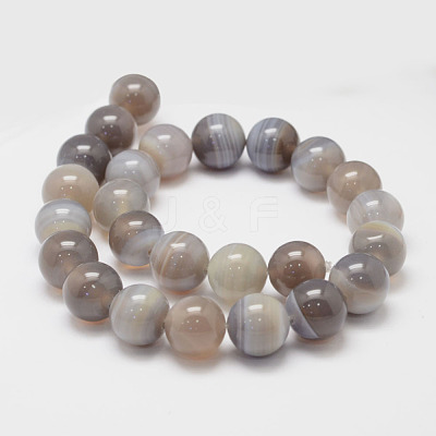 Natural Striped Agate/Banded Agate Bead Strands G-K155-D-12mm-02-1