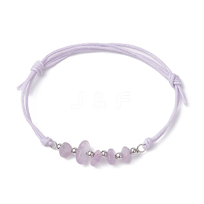 5Pcs Natural Mixed Stone Chips Braided Bead Bracelet Sets BJEW-JB09869-01-1