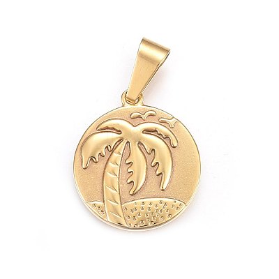 304 Stainless Steel Pendants STAS-P211-22G-1