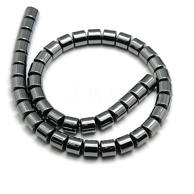 Grade AA Non-magnetic Synthetic Hematite Column Beads Strands X-G-F161-06D-1