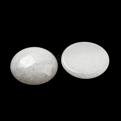 Natural White Jade Cabochons G-C115-02A-38-1