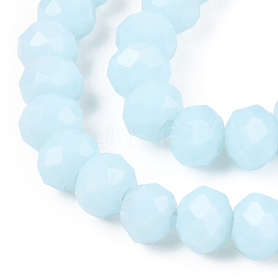 Opaque Solid Color Glass Beads Strands EGLA-A034-P3mm-D06-1