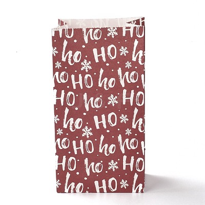 Christmas Theme Rectangle Paper Bags CARB-G006-01D-1