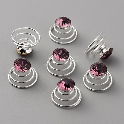 Fashion Iron Spirl Coils Hair Clip OHAR-WH0021-15A-1