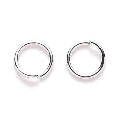 Brass Open Jump Rings KK-S358-001S-1