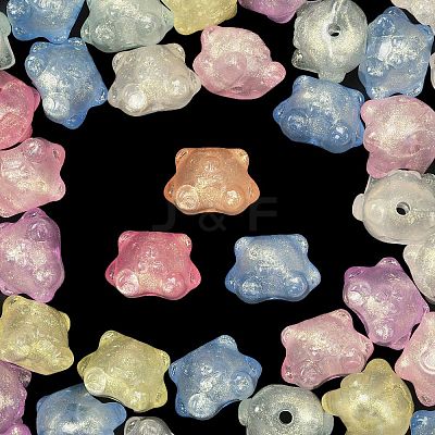 Luminous Transparent Acrylic Beads OACR-B031-19-1