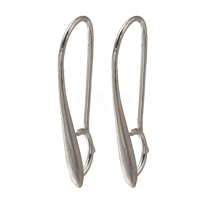 Brass Earring Hooks KK-H502-11P-1