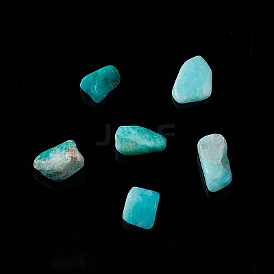 Natural Amazonite Chip Beads G-M364-04B-1