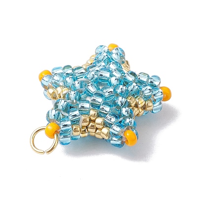 TOHO Seed Beads Pendants PALLOY-MZ00177-02-1
