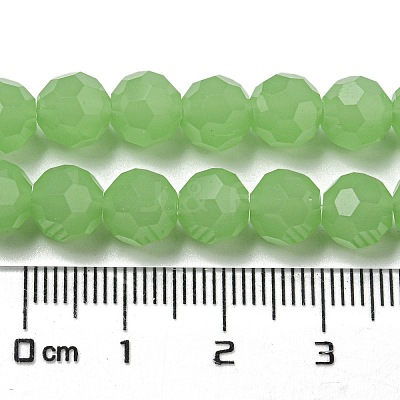 Imitation Jade Glass Beads Stands EGLA-A035-J8mm-D01-1