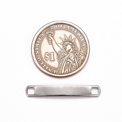 Tarnish Resistant Rectangle 304 Stainless Steel Links connectors STAS-I045-38-1