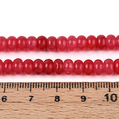 Dyed Natural White Jade Beads Strands G-T139-59A-05-1