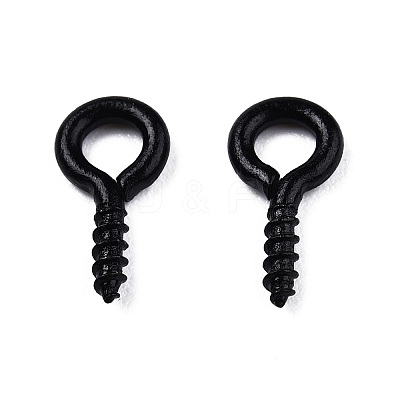 Spray Painted Iron Screw Eye Pin Peg Bails X-IFIN-N010-002B-1