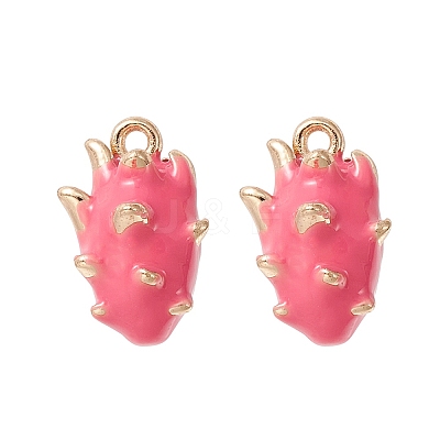 2Pcs Brass Enamel Charms KK-YW0001-76-1