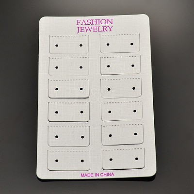 Rectangle Plastic Display Cards TOOL-F002-10-1