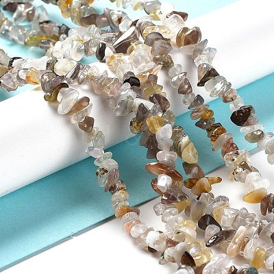 Natural Botswana Agate Beads Strands LS-G-E607-A10-1