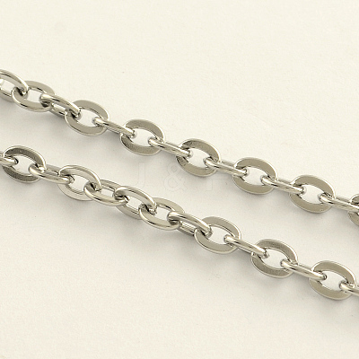 Tarnish Resistant 304 Stainless Steel Cable Chains CHS-Q001-16-100m-1