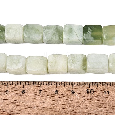 Natural Xiuyan Jade Beads Strands G-Q616-03A-1