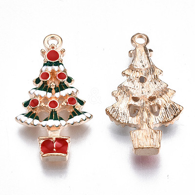 Alloy Enamel Pendants ENAM-Q442-028-RS-1