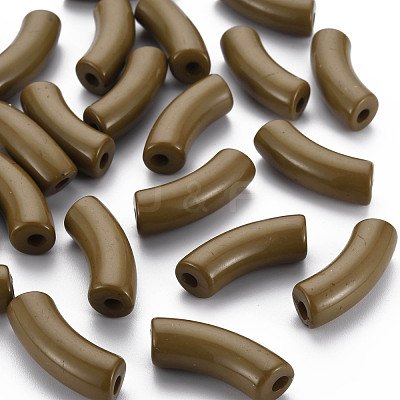 Opaque Acrylic Beads MACR-S372-001B-18-0937-1