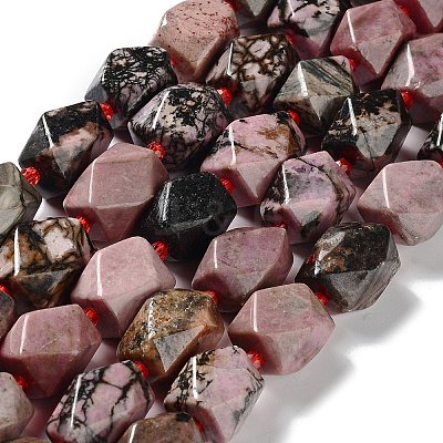 Natural Rhodonite Beads Strands G-C182-31-02-1