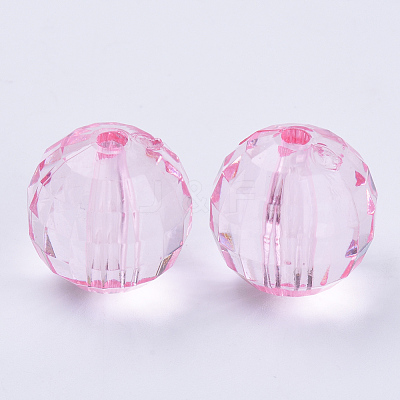 Transparent Acrylic Beads X-TACR-Q254-8mm-V03-1