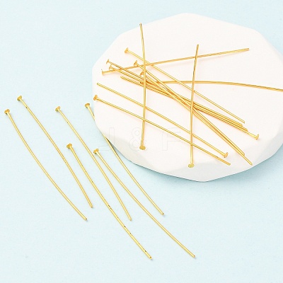 Brass Flat Head Pins LS-X-HP5.0cmCY-G-1