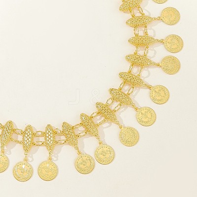 Alloy Coin Tassel Waist Belly Chains for Women FS-WG54A97-01-1