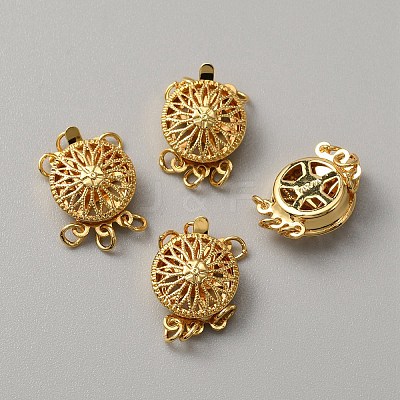 Brass Box Clasps LS-KK-WH0079-16C-G-1