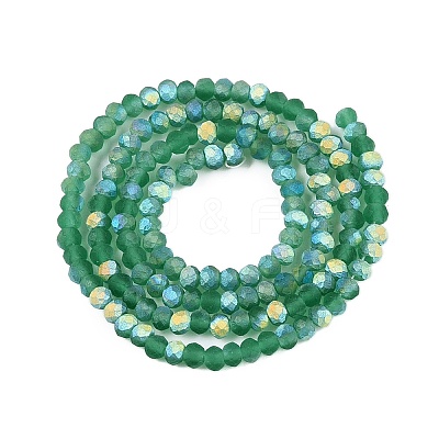 Transparent Glass Beads Strands EGLA-A044-T2mm-MB18-1