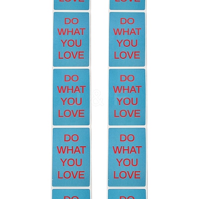 200Pcs Thank You Theme Stickers Roll DIY-M070-01G-1