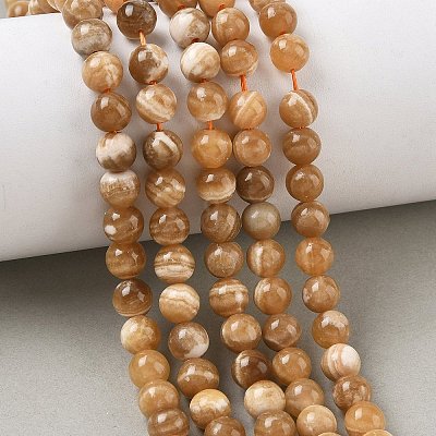 Natural Calcite Beads Strands LS-GG-CBA23C7-A01-6mm-1